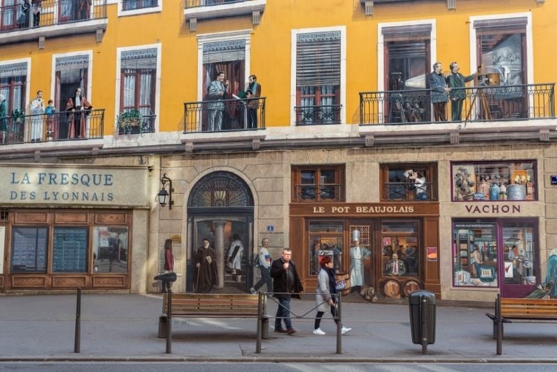 Fresco del Lyonnais, arte callejero de Lyon