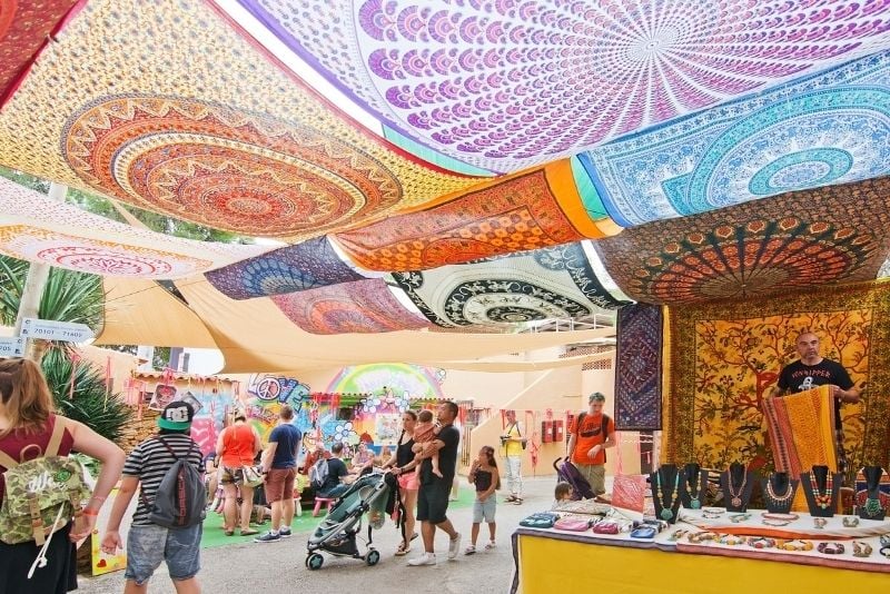 Hippiemarkt Punta Arabi, Ibiza