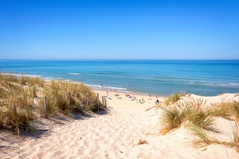 Lacanau beach, Gironde