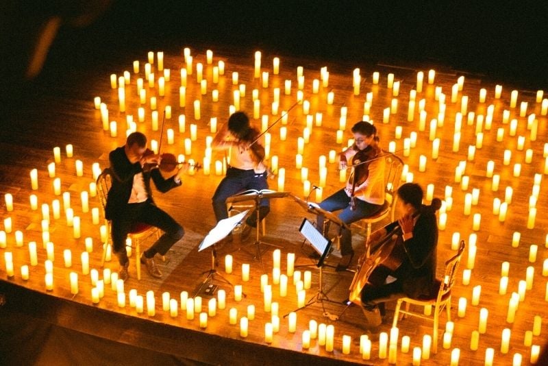 Concert aux chandelles à Porto