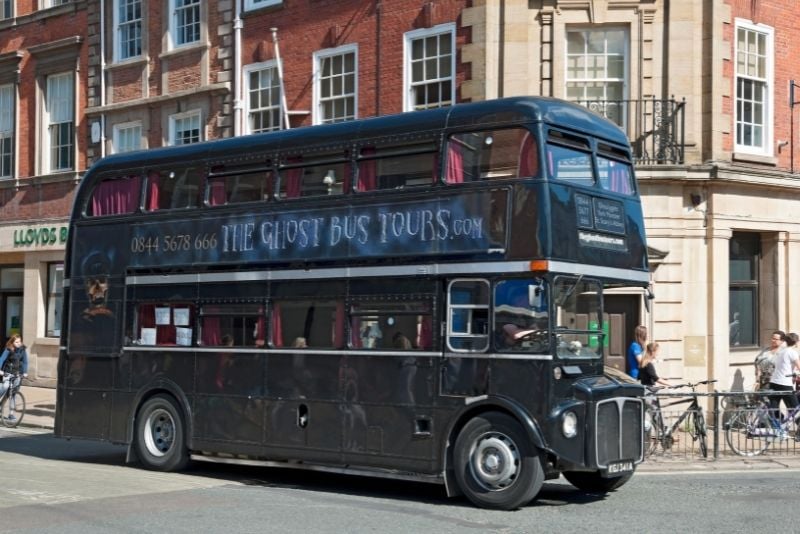 ghost bus tours in York