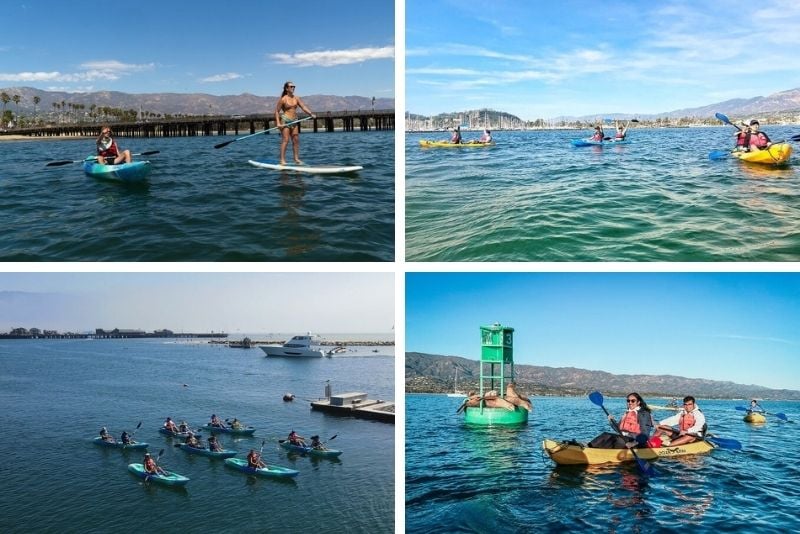 kayaking tours in Santa Barbara