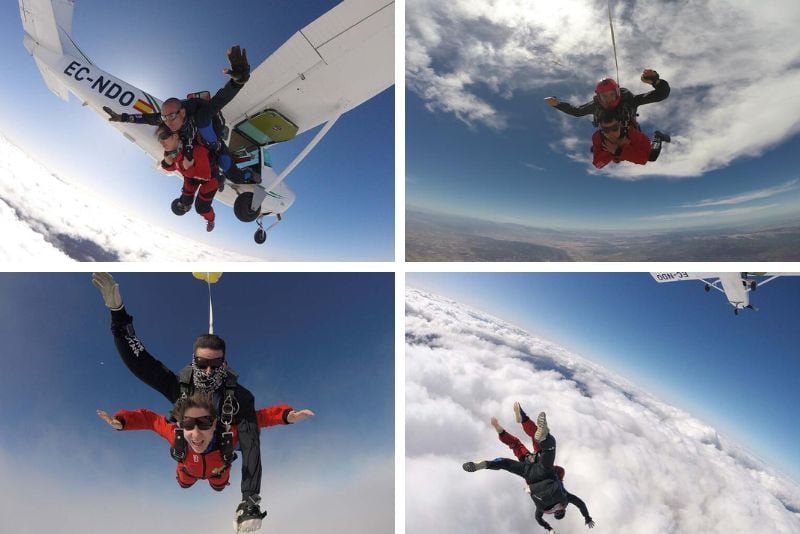 skydiving near Valencia