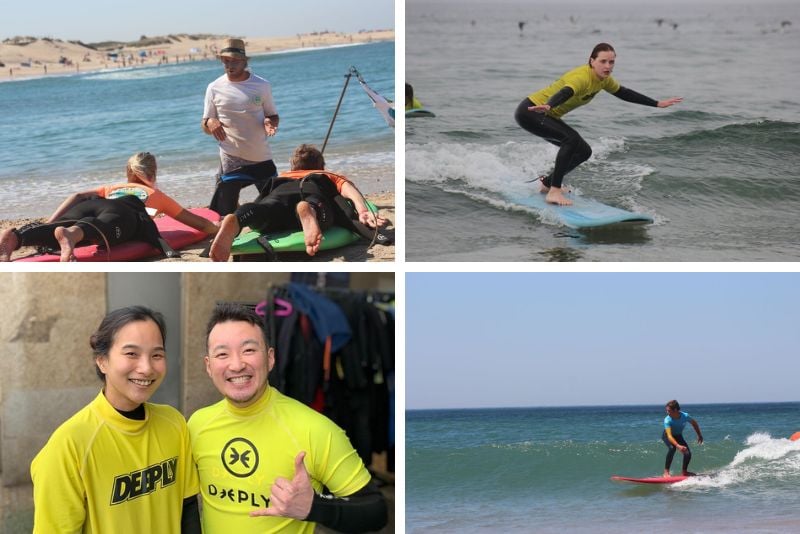 surf lessons in Porto