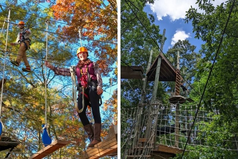 Asheville Treetops Adventure Park