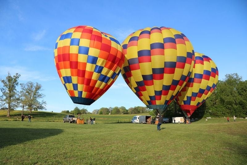 hot air balloon ride, Asheville