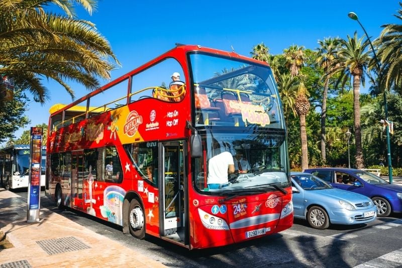 autobus hop-on hop-off, Malaga