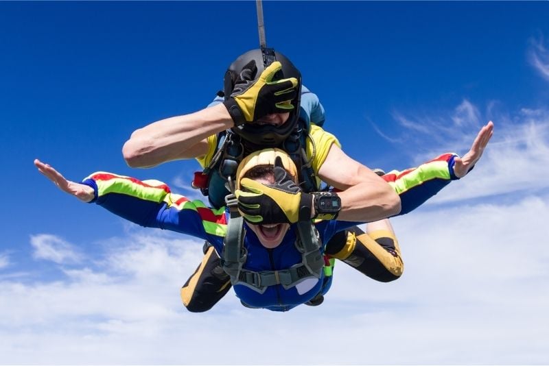 skydiving in Amalfi Coast