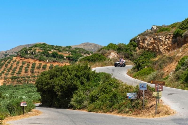Tour de VTT en Crète