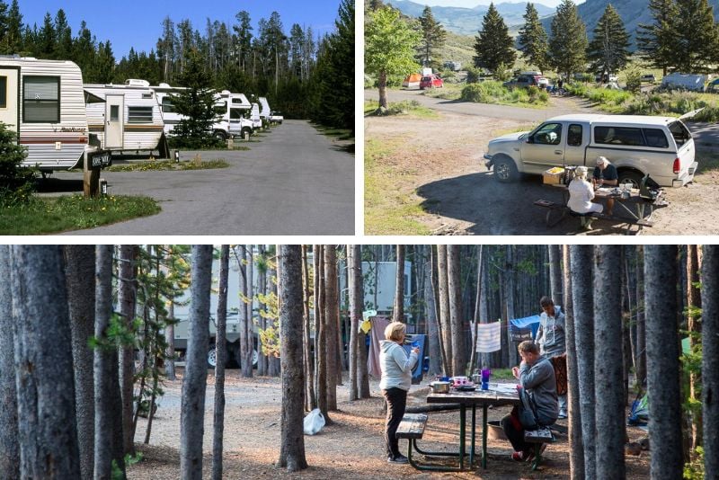 camping in Yellowstone National Park