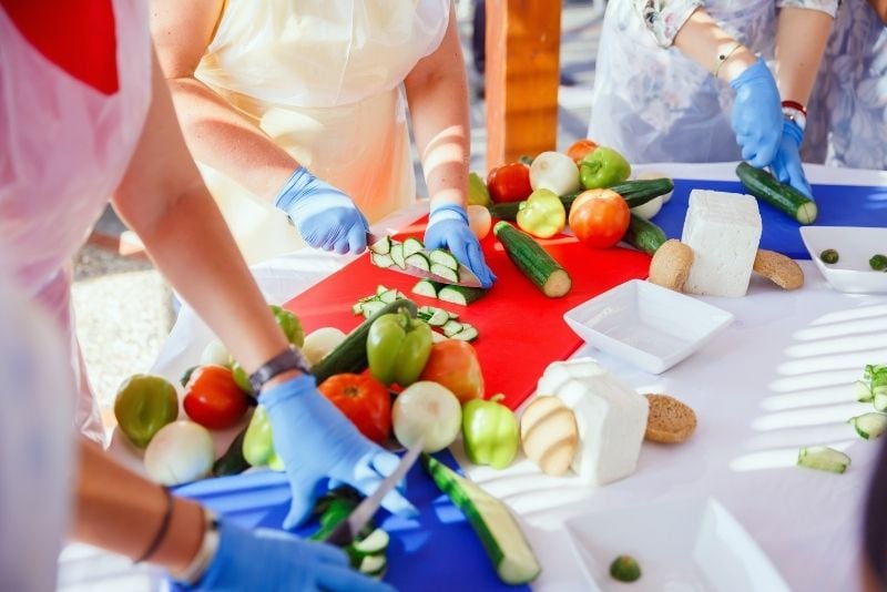 Cours de cuisine crétoise