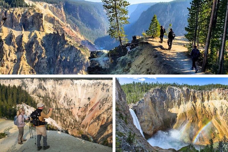 hiking in Yellowstone