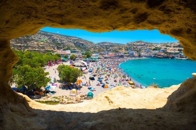 Matala Beach, Kreta