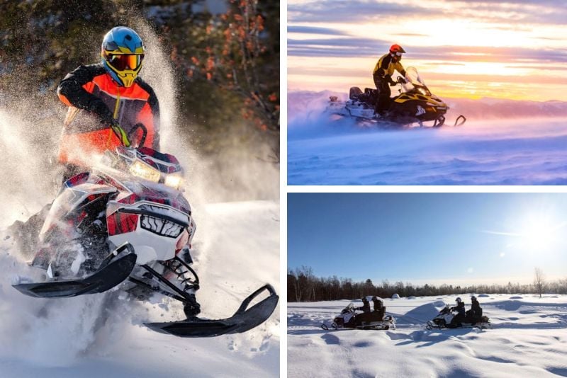 snowmobile in Yellowstone