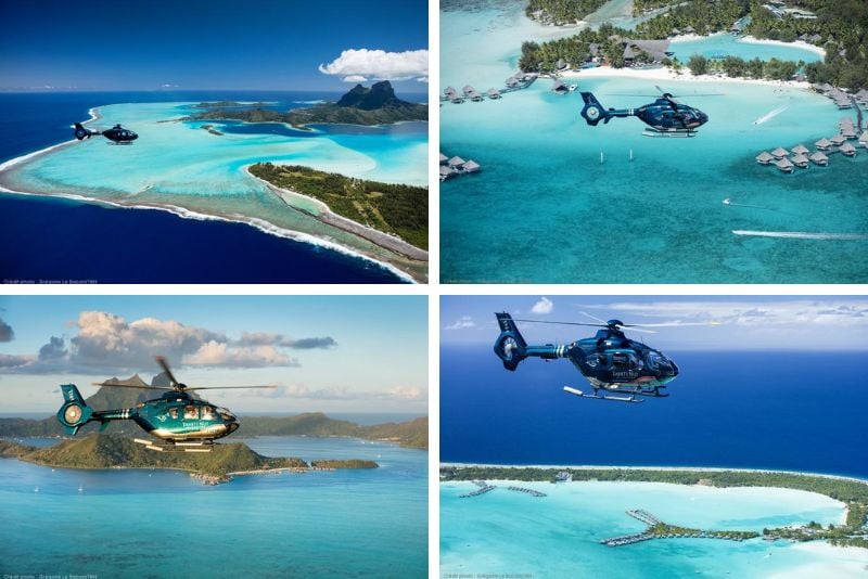 helicopter tours in Bora Bora