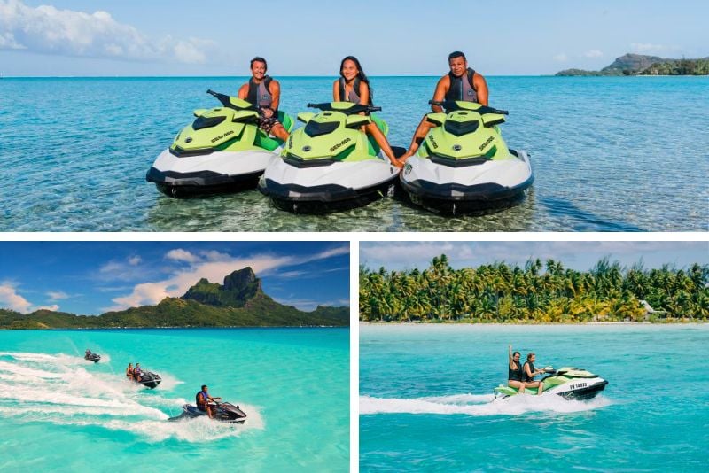 jet ski in Bora Bora