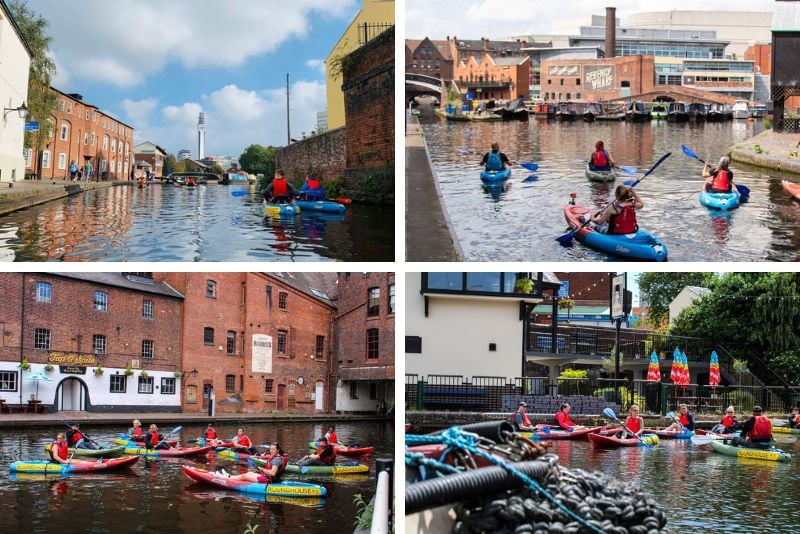 kayaking in Birmingham