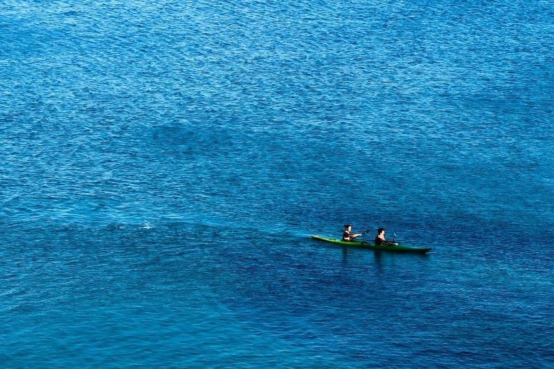 kayak en Crète