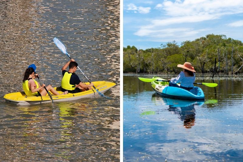 kayaking in Daytona Beach