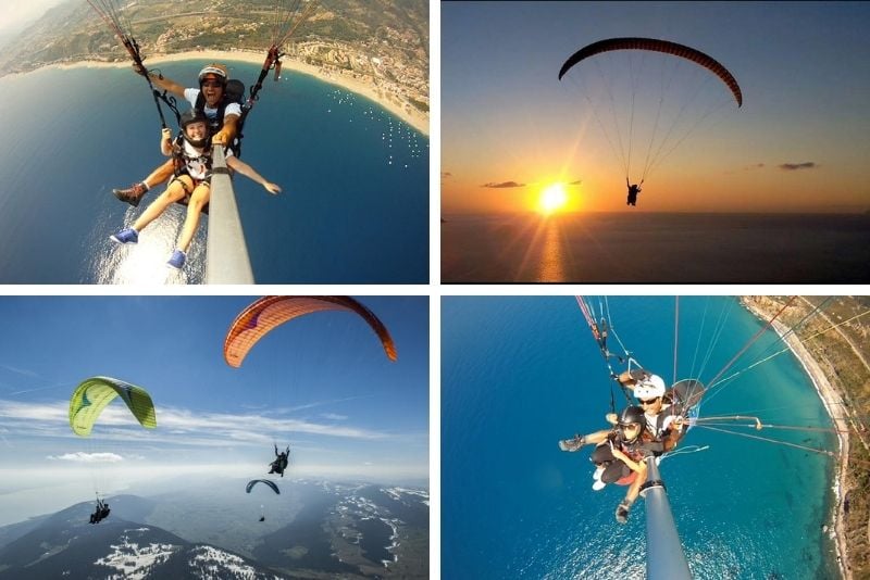 paragliding in Palermo