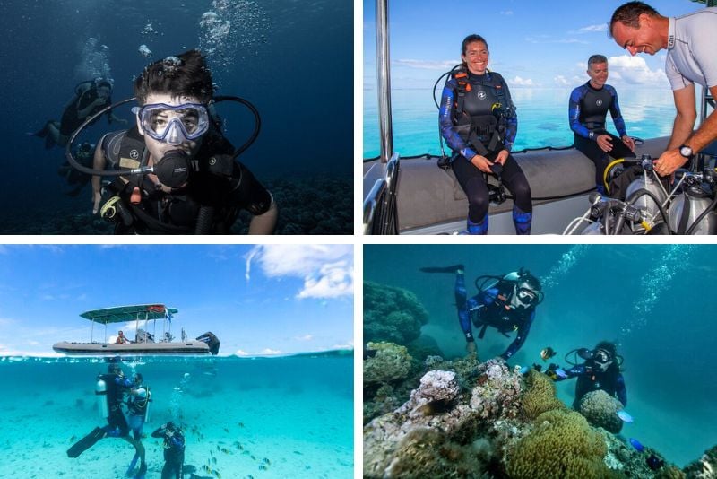 scuba diving in Bora Bora