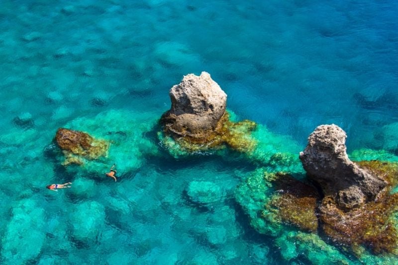 excursiones de snorkel en Creta