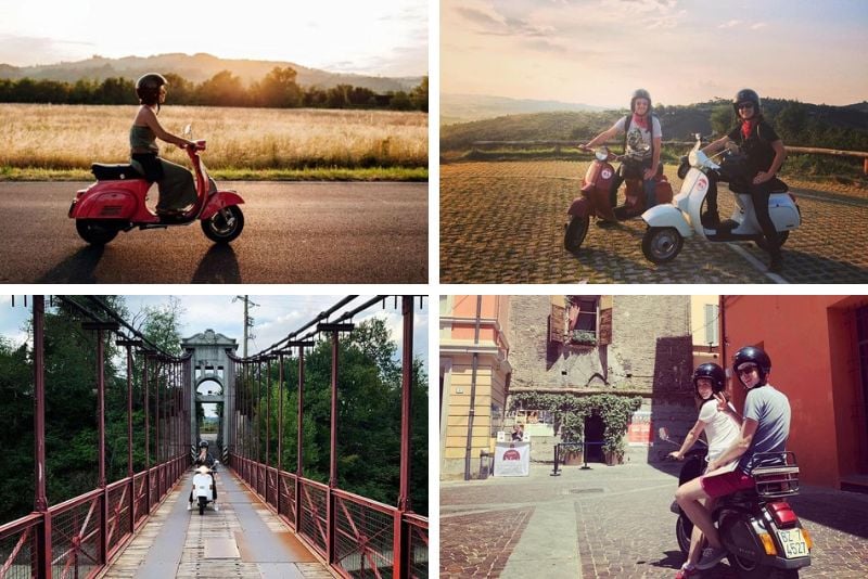 vespa tours in Bologna