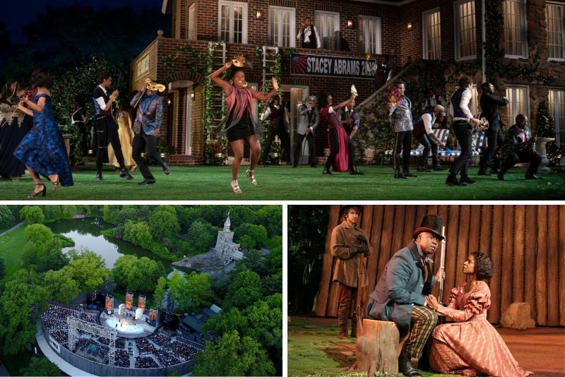 Shakespeare in the Park at the Delacorte Theater in New York City