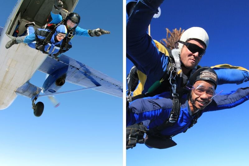 skydiving in San Francisco