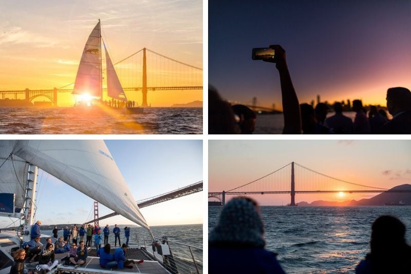 sunset cruises in San Francisco