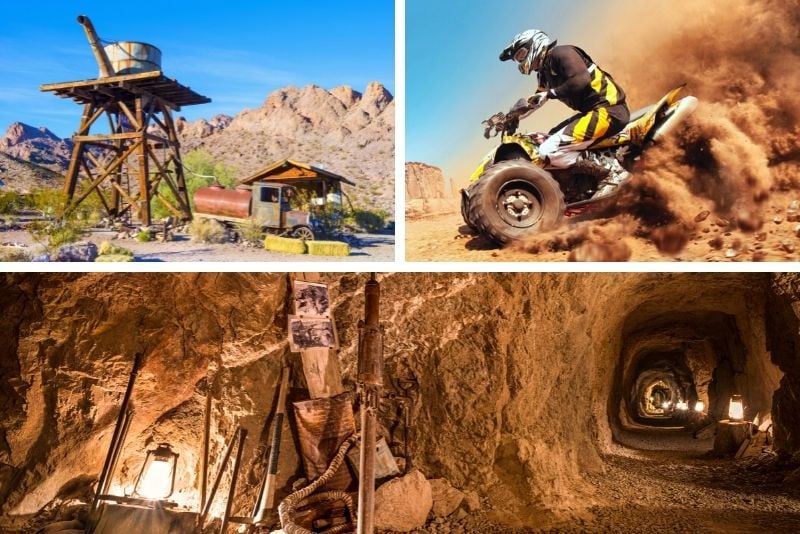 ATV tours in Eldorado Canyon Goldmine from Las Vegas