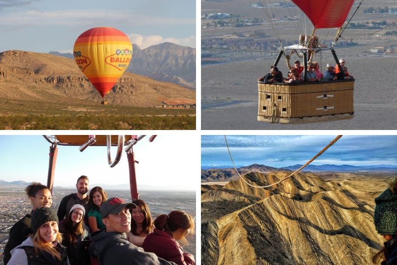 hot air balloon in Las Vegas