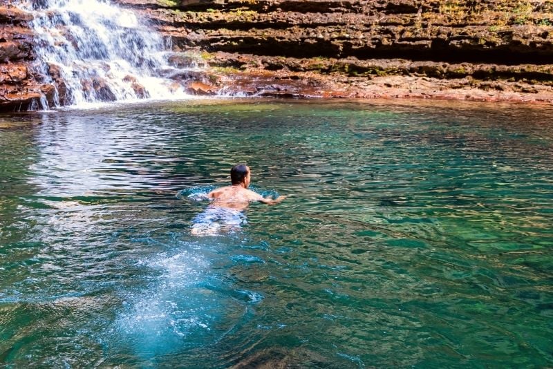 swim in Zion National Park