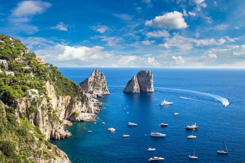 Escursione in barca privata di 6 ore da Amalfi a Capri