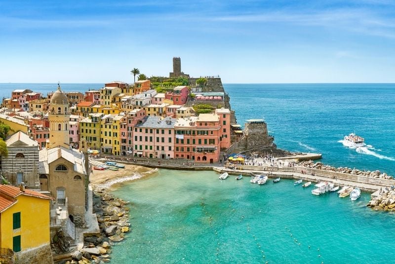 Tour condiviso in barca delle Cinque Terre