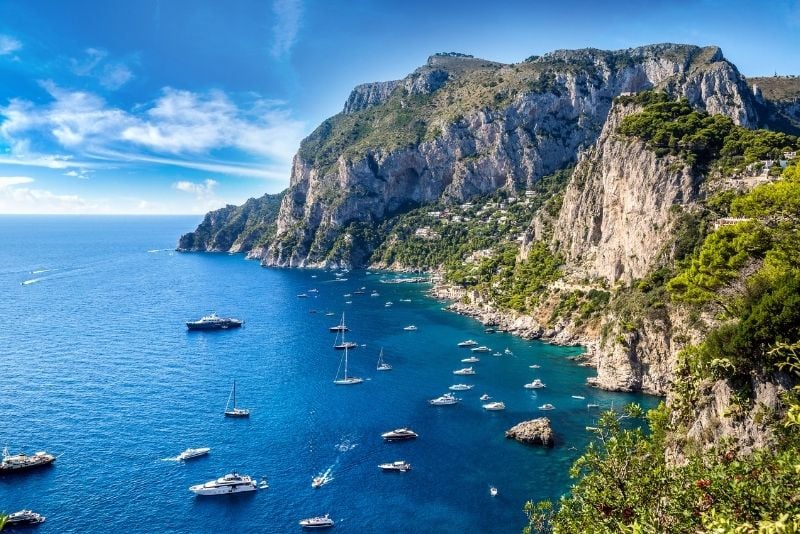 Ganztägiger Bootsausflug nach Capri von Positano