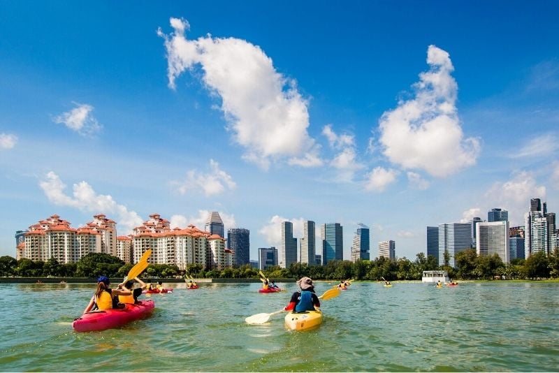 kayaking in Singapore