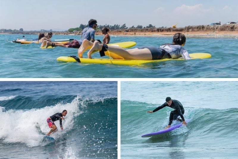 surfing in Cyprus