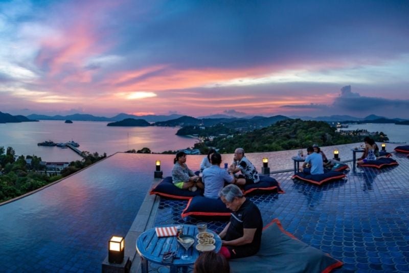 Baba Nest rooftop bar, Phuket