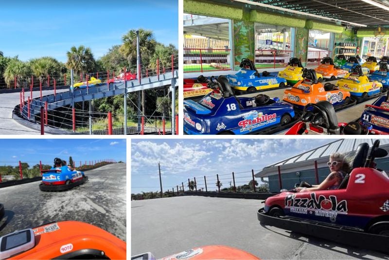 Beachside Grand Prix go-karts in Cape Canaveral, Florida