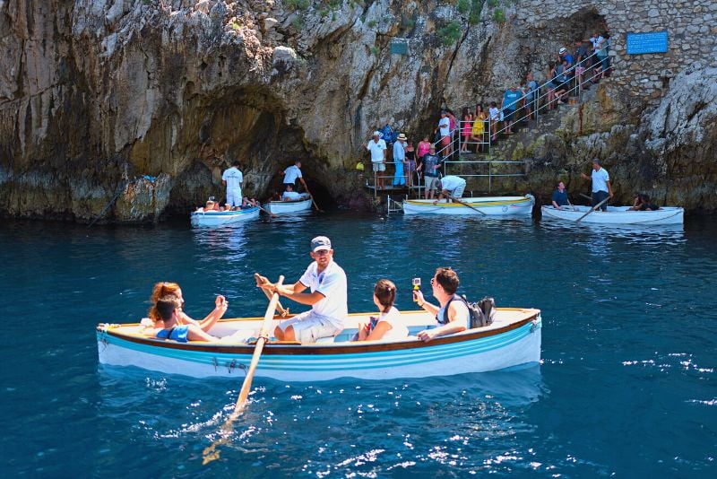 Blue Grotto boat tour, Capri