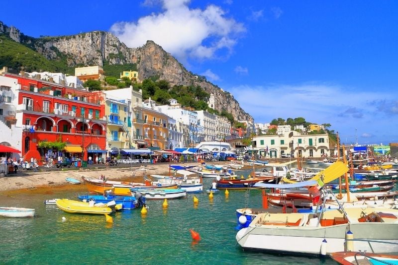 Punto di partenza dei tour in barca a Capri