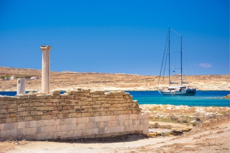 Delos and Mykonos boat trips from Paros