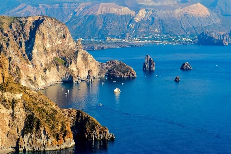 Lipari and Vulcano boat tours from Taormina, Sicily