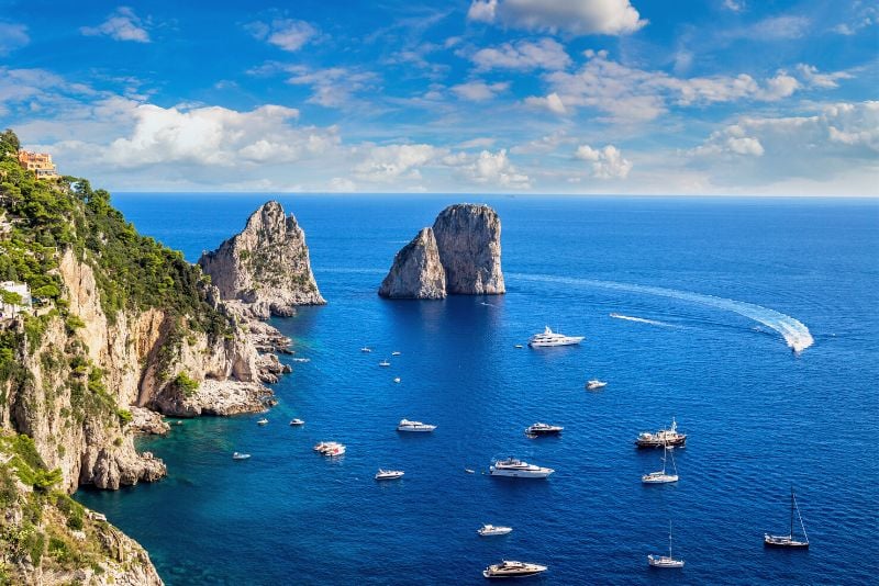 beste Zeit für eine Bootstour auf Capri