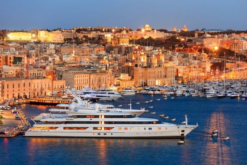 boat tours in Valletta, Malta