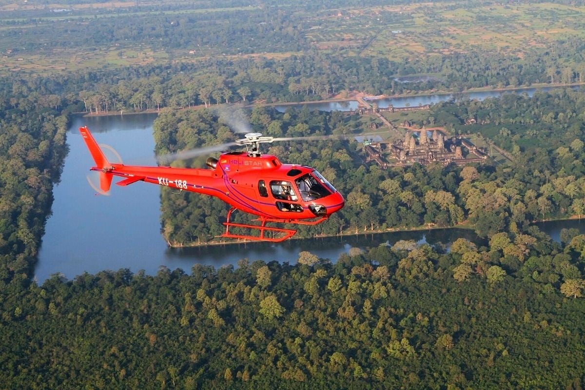 helicopter tour in Siem Reap