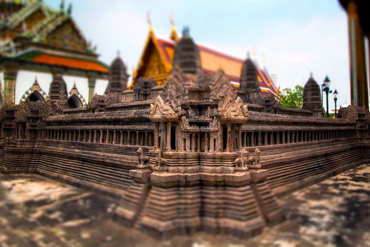 miniature temple of Angkor Wat