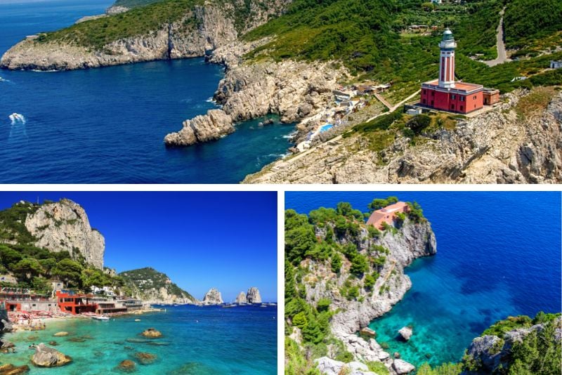 luoghi da visitare durante una gita in barca a Capri