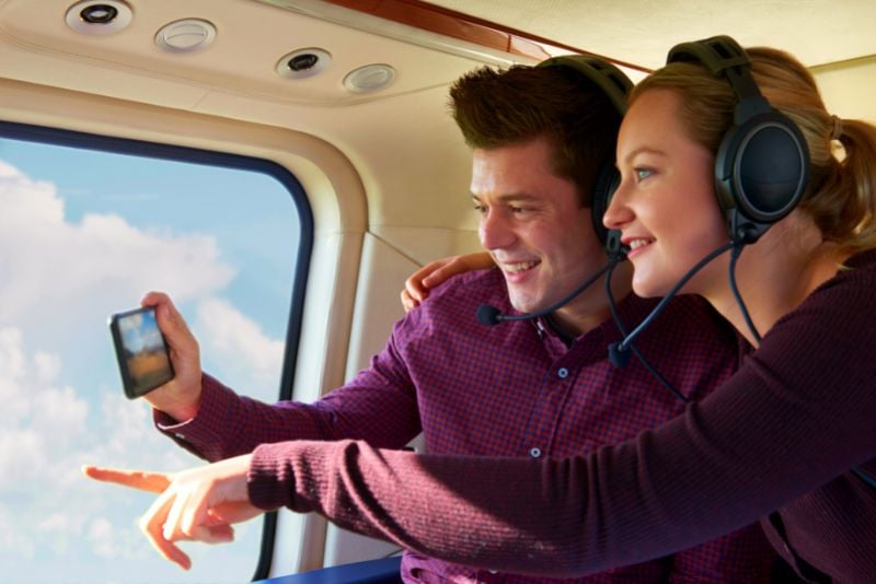 romantic helicopter tours in Dubai
